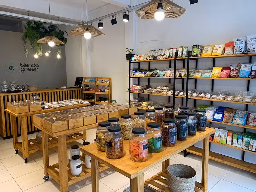 Tienda green, productos saludables